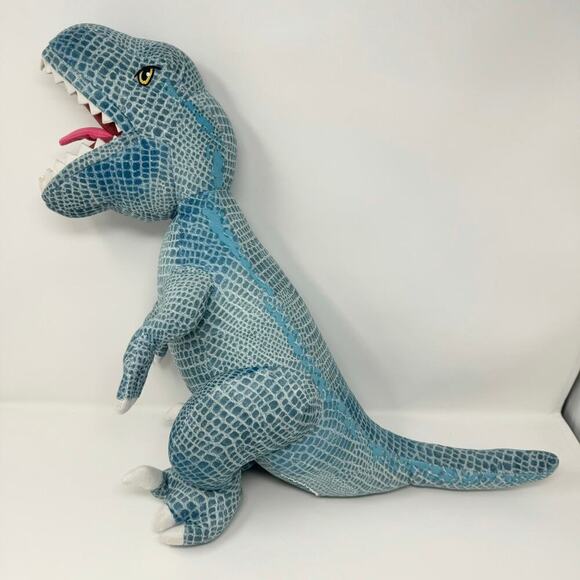 Jurassic World Blue T-Rex Tyrannosaurus Rex Dinosaur Plush Stuffed Animal 18" - Picture 6 of 12